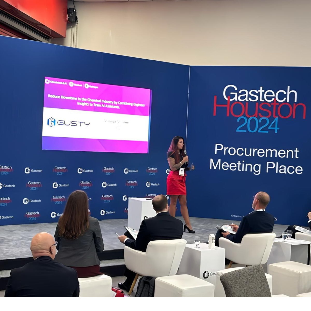 GUSTY speaking session at Gastech Houston 2024 Procurement Meeting Place